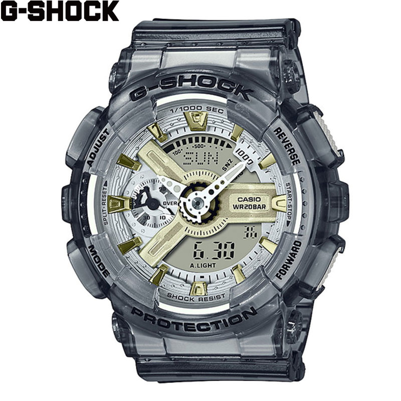 【1,000円クーポン/4日20時〜】【オンライン限定】 カシオ CASIO ジーショック G-SHOCK ANALOG-DIGITAL GMA Series GMA-S110GS-8AJF レディース メンズ 腕時計 時計 アナデジ ウォッチ ストリート ファッション スポーティ おしゃれ グレー [ラッピング無料 内祝い ギフト]