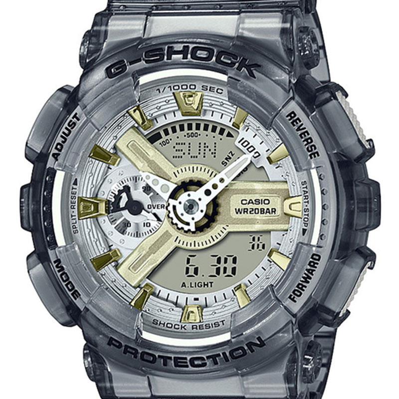 【1,000円クーポン/4日20時〜】【オンライン限定】 カシオ CASIO ジーショック G-SHOCK ANALOG-DIGITAL GMA Series GMA-S110GS-8AJF レディース メンズ 腕時計 時計 アナデジ ウォッチ ストリート ファッション スポーティ おしゃれ グレー [ラッピング無料 内祝い ギフト]