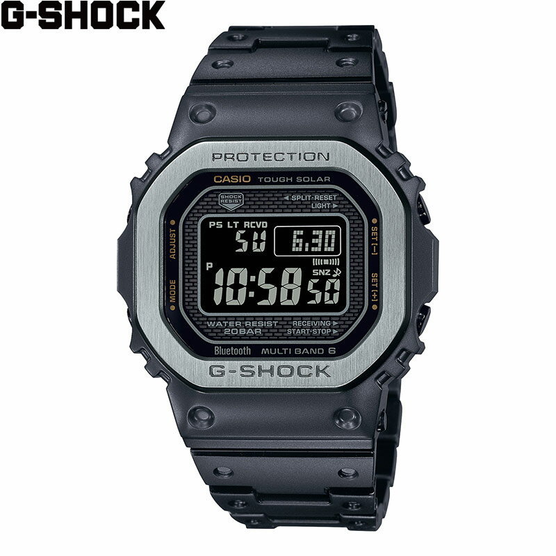 【2,000円クーポン/4日20時〜】【無金利ローン可】 カシオ CASIO ジーショック G-SHOCK 電波 ソーラー FULL METAL GMW-B5000 series GMW-B5000MB-1JF メンズ 腕時計 時計 デジタル ストリート ファッション おしゃれ ブラック [ラッピング無料 内祝い ギフト]