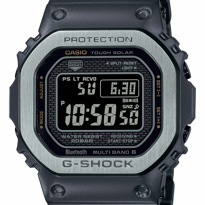 【無金利ローン可】 カシオ CASIO ジーショック G-SHOCK 電波 ソーラー FULL METAL GMW-B5000 series GMW-B5000MB-1JF メンズ 腕時計 時計 デジタル ストリート ファッション おしゃれ ブラック[ラッピング無料 内祝い ギフト]