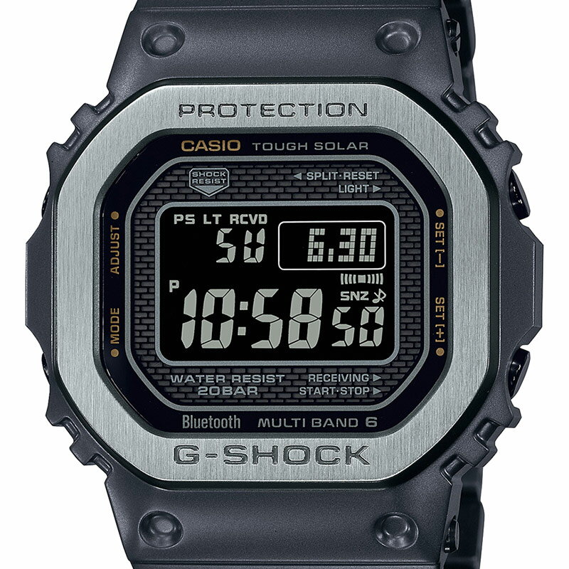 【2,000円クーポン/4日20時〜】【無金利ローン可】 カシオ CASIO ジーショック G-SHOCK 電波 ソーラー FULL METAL GMW-B5000 series GMW-B5000MB-1JF メンズ 腕時計 時計 デジタル ストリート ファッション おしゃれ ブラック [ラッピング無料 内祝い ギフト]