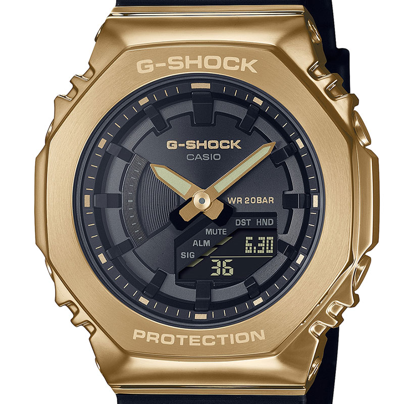 【2,000円OFFクーポン有】カシオ CASIO ジーショック G-SHOCK Gショック ANALOG-DIGITAL GM-S2100GB-1AJF メンズ レディース 腕時計 時計 ペアウォッチ可 クォーツ アナデジ ウォッチ おしゃれ 黒色 ブラック[ラッピング無料 内祝い ギフト]