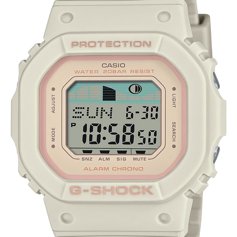 【エントリーでP10倍＆最大100％ポイントバック】カシオ CASIO ジーショック G-SHOCK Gライド G-LIDE WOMEN GLX-S5600-7JF メンズ レディース 腕時計 時計 デジタル ウォッチ サーフィン ベージュ [ラッピング無料 内祝い ギフト]