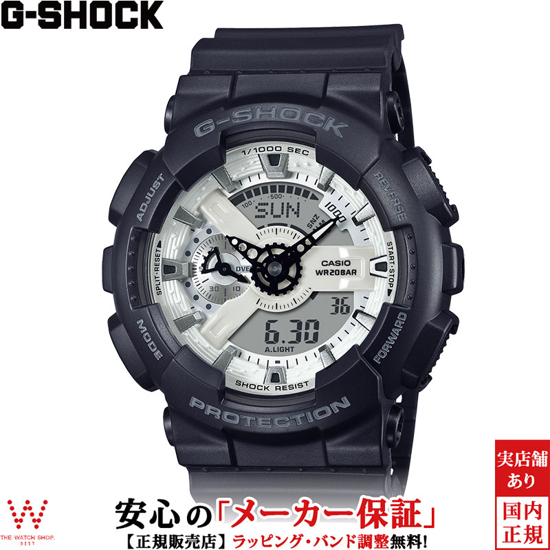 OMEGA - カシオ CASIO ジーショック G-SHOCK Gショック G-SHOCK アナログ デジタル ANALOG DIGITAL 110 Series GA-110WD-1AJF メンズ 腕時計 時計 ファッション ウォッチ モノトーン 黒色 [ラッピング無料 内祝い ギフト]
