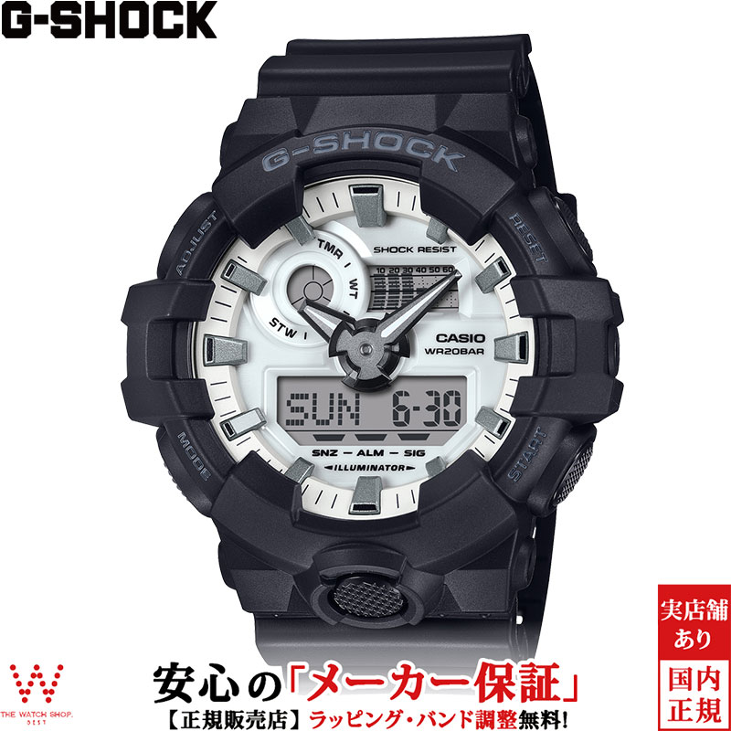 Other - カシオ CASIO ジーショック G-SHOCK Gショック G-SHOCK アナログ デジタル ANALOG DIGITAL GA-700 Series GA-700WD-1AJF メンズ 腕時計 時計 ファッション ウォッチ モノトーン 黒色 [ラッピング無料 内祝い ギフト]