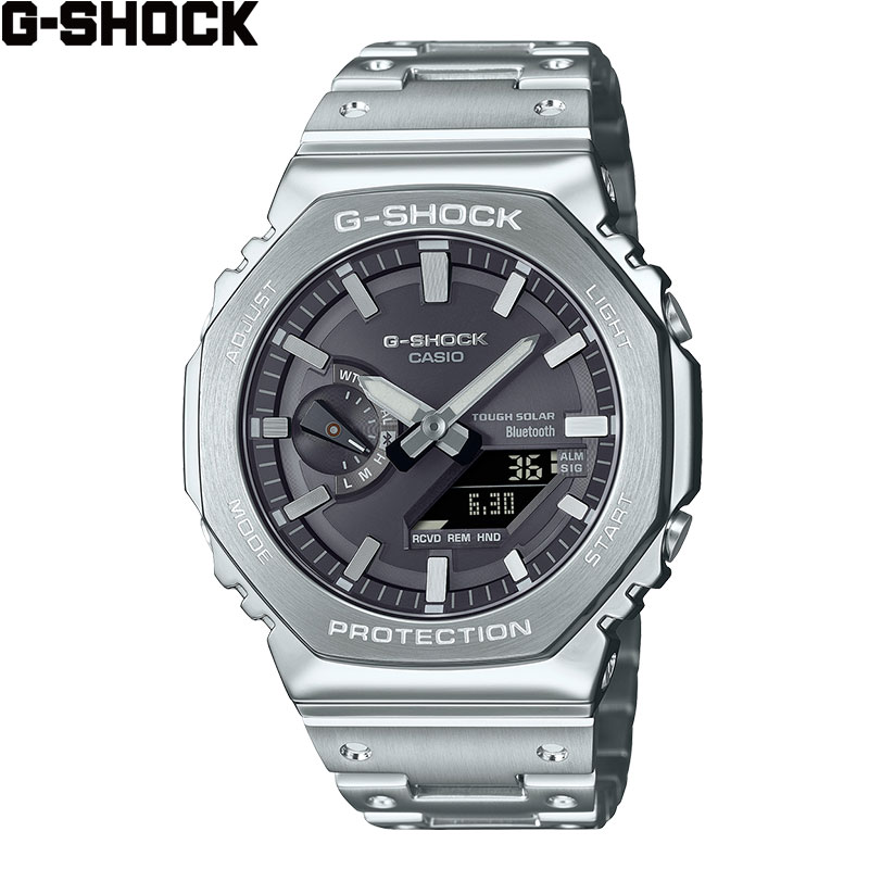 【無金利ローン可】 カシオ CASIO ジーショック G-SHOCK Gショック フルメタル FULL METAL 2100 Series GM-B2100SD-1AJF メンズ 腕時計 時計 ソーラー ビジネス ウォッチ メタルバンド [ラッピング無料 内祝い ギフト]