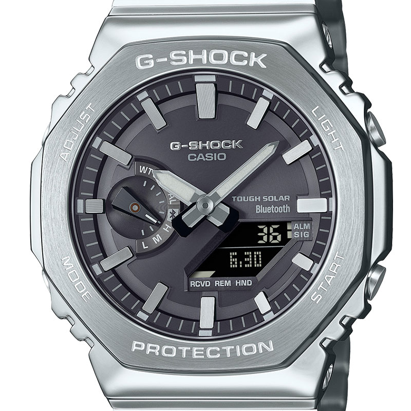 【無金利ローン可】 カシオ CASIO ジーショック G-SHOCK Gショック フルメタル FULL METAL 2100 Series GM-B2100SD-1AJF メンズ 腕時計 時計 ソーラー ビジネス ウォッチ メタルバンド [ラッピング無料 内祝い ギフト]