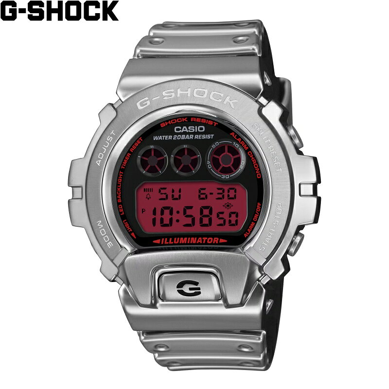 ISHIDA ONLINEの【無金利ローン可】ジーショック G-SHOCK デジタル 6900 シリーズ DIGITAL 6900 SERIES GM-6900YRA-8JF メンズ 腕時計 時計 FINE METALLIC SERIES クオーツ 正規品 [ラッピング無料 内祝い ギフト]｜アングル2