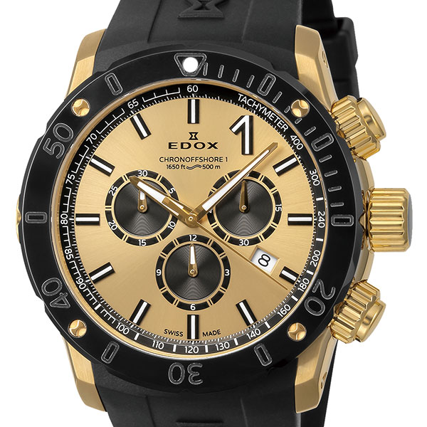 THE WATCH SHOP.の【無金利ローン可】【3年間無料点検付】 エドックス EDOX クロノオフショア1 [Chronoffshore-1] 10221-37J5-DIN5 クォーツ 腕時計 時計[ラッピング無料 内祝い ギフト]｜アングル3