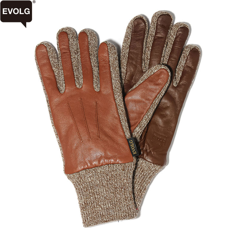 エヴォログ 手袋（メンズ） EVOLG ELF BROWN GLOVE エヴォログ エルフブラウン グローブ 手袋 LET2500 Mサイズ 手袋 スマホ対応 [ラッピング無料 内祝い ギフト]