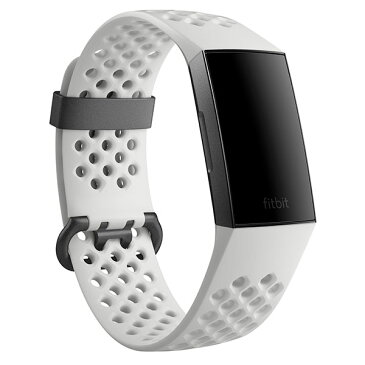 フィットビット [Fitbit] チャージ3 [Charge3] FB410GMWT-CJK ホワイト スマートウォッチ フィットネス トラッカー シンプル おしゃれ ウェアラブル 健康 シェア 共有 親子 メンズ レディース [誕生日 プレゼント 贈り物 父の日]