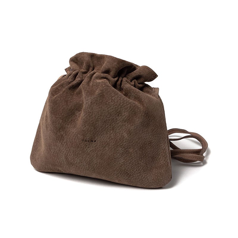 【i.s.d.】 FOLNA Suede Shoulder Bag フォルナ スエード ショルダー バック グレージュ 224787-GREIGE［ オシャレ お洒落 かわいい 可愛い プレゼント ギフト ］
