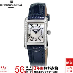 フレデリック・コンスタント 【無金利ローン可】【3年間無料点検付】 フレデリックコンスタント FREDERIQUE CONSTANT クラシック FC-200MPWCD16 レディース ダイヤ マザーオブパール レザー 長方形 高級 腕時計 [ラッピング無料 内祝い ギフト]