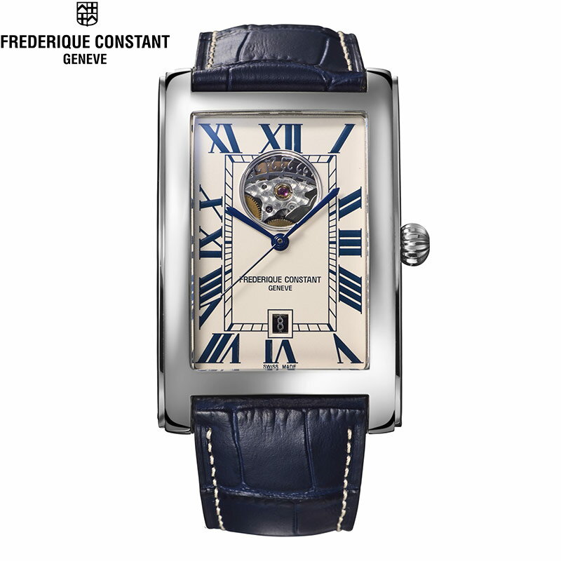 【無金利ローン可】【3年間無料点検付】 フレデリック・コンスタント FREDERIQUE CONSTANT クラシック カレ オートマチック ハートビート CLASSIC CARREE FC-315WN4C26 メンズ 腕時計 ブランド 時計 スイス製 自動巻 機械式