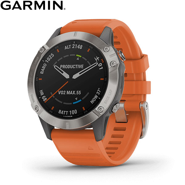 【無金利ローン可】 ガーミン [GARMIN] フェニックス6サファイア [Fenix 6 Sapphire] 010-02158-53 Ti Gray GPS スマートウォッチ iphone android ランニング 光学心拍計 ライフログ 保存 腕時計 時計 [ラッピング無料 内祝い ギフト]