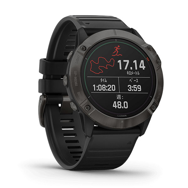 【無金利ローン可】 ガーミン [GARMIN] フェニックス6Xプロデュアルパワー [Fenix 6X Pro Dual Power] 010-02157-53 Ti Black DLC ソーラー GPS スマートウォッチ iphone android ランニング Suica [ラッピング無料 内祝い ギフト]