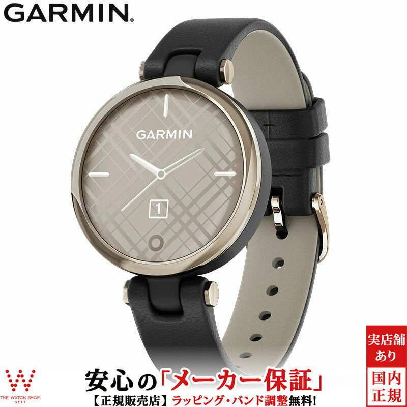 ガーミン GARMIN リリークラシック Lily Classic Black Leather / Cream Gold 010-02384-E1 レディース スマートウォッチ GPS 生理周期 妊娠 心拍計 ジョギング ランニング ヨガ 健康 タッチ [ラッピング無料 内祝い ギフト]