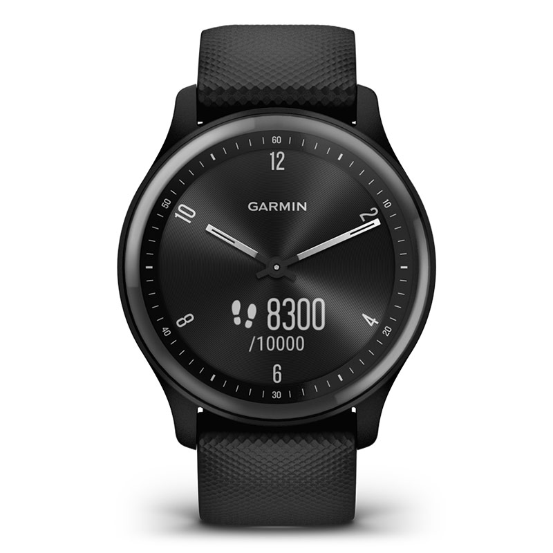 ガーミン スマートウォッチ GARMIN vivomove Sport Slate / Black ヴィヴォムーブスポーツ 010-02566-40 メンズ レディース 腕時計 ストレス 睡眠 血中酸素 消費カロリー 健康管理 ブラック [ラッピング無料 内祝い ギフト] - Image 3