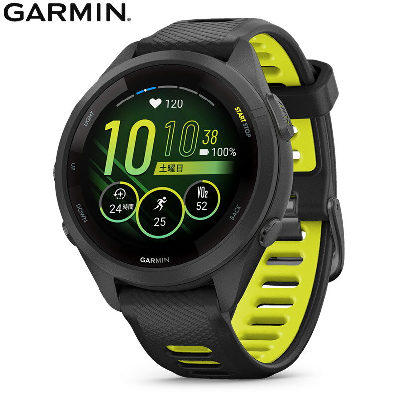 【無金利ローン可】 ガーミン GARMIN フォアランナー 265S ブラック Forerunner 265S Music Black 010-02810-43 メンズ レディース スマートウォッチ Suica 音楽 おすすめ ランニング マラソン 心拍計 睡眠 計測 腕時計 ガーミンスマートウォッチ - Image 2
