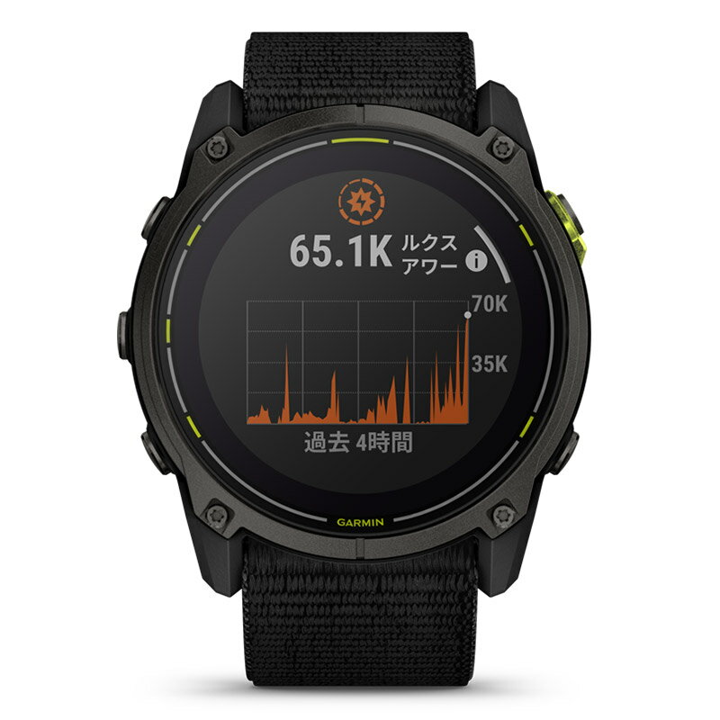 【無金利ローン可】 ガーミン GARMIN エンデューロ3 Enduro 3 010-02751-21 メンズ スマートウォッチ 心電図 ソーラー ロングバッテリー マラソン ランニング トレイルラン LEDライト suica garmin 時計 - Image 3