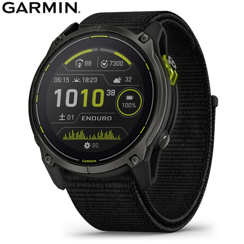 【無金利ローン可】 ガーミン GARMIN エンデューロ3 Enduro 3 010-02751-21 メンズ スマートウォッチ 心電図 ソーラー ロングバッテリー マラソン ランニング トレイルラン LEDライト suica garmin 時計 - Image 2