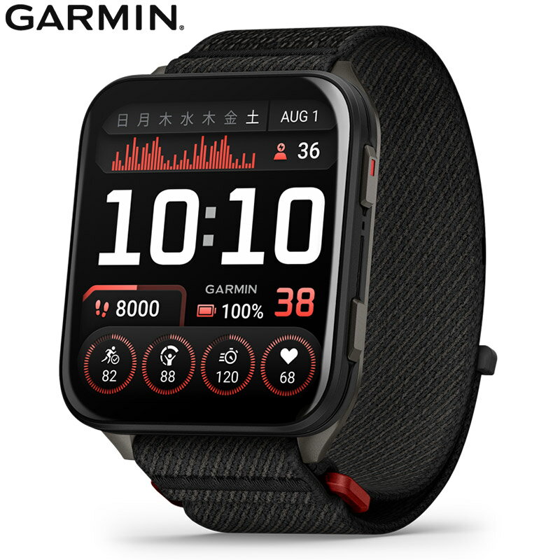 【無金利ローン可】 ガーミン GARMIN ベニュー X1 ブラック Venu X1 Black 010-02980-12 メンズ スマートウォッチ Suica対応 通話機能 Android iOS 腕時計 マラソン おすすめ 健康管理 2