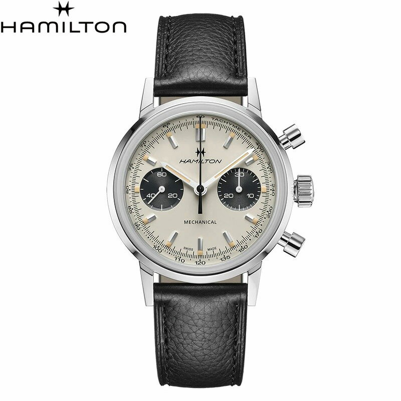 【無金利ローン可】【3年間無料点検付】 ハミルトン [Hamilton] アメリカン クラシック Intra-Matic Chronograph H H38429710 メンズ 腕時計 時計 機械式 クロノグラフ ビジネス ウォッチ おしゃれ ホワイト [ラッピング無料 内祝い ギフト]