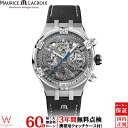 【無金利ローン可】【3年間無料点検付】モーリス ラクロア MAURICE LACROIX アイコン クロノグラフ スケルトン AIKON Chronograph Skeleton 44mm メンズ 高級 腕時計 ブランド 自動巻き AI6098-SS001-090-1 ラッピング無料 内祝い ギフト