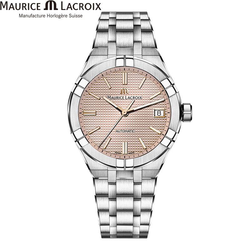 【無金利ローン可】【3年間無料点検付】モーリス・ラクロア MAURICE LACROIX アイコン オートマティック Aikon Automatic エクリュ ダイアル メンズ 高級 腕時計 ブランド 時計 自動巻 AI6007-SS002-731-1 [ラッピング無料 内祝い ギフト]
