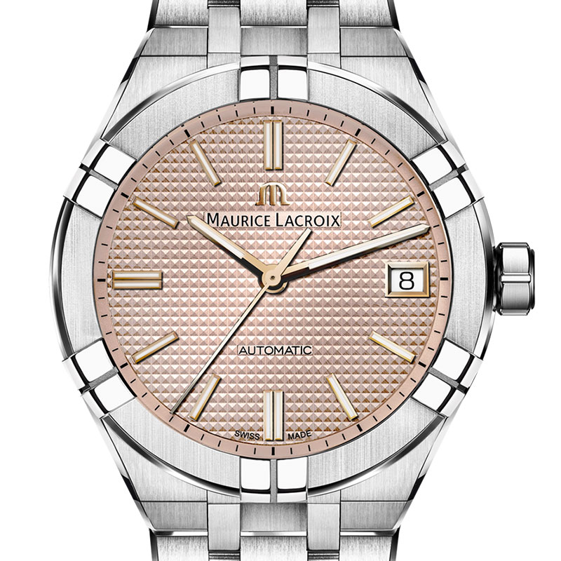 【無金利ローン可】【3年間無料点検付】モーリス・ラクロア MAURICE LACROIX アイコン オートマティック Aikon Automatic エクリュ ダイアル メンズ 高級 腕時計 ブランド 時計 自動巻 AI6007-SS002-731-1 [ラッピング無料 内祝い ギフト]