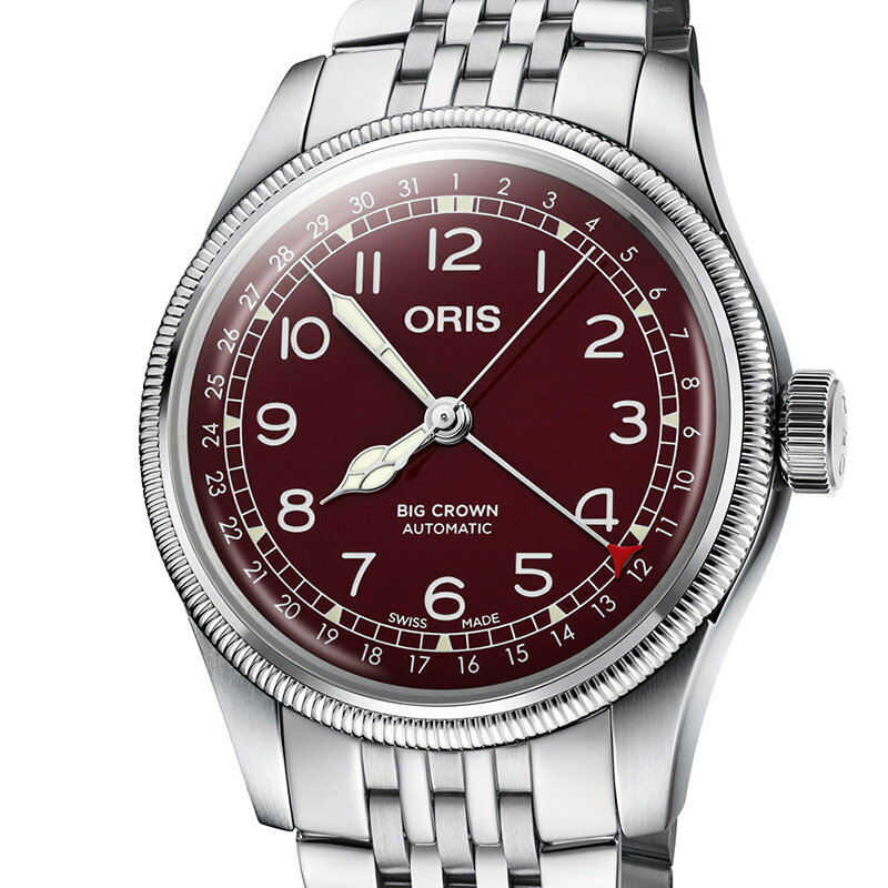 ISHIDA ONLINEの【ノベルティ付】【無金利ローン可】【3年間無料点検付】 オリス ORIS ビッグクラウンポインターデイト big crown pointer date 01 754 7741 4068-07 8 20 22 メンズ 高級 腕時計 スイス製 ブランド 時計 自動巻 機械式[ラッピング無料 内祝い ギフト]｜アングル3