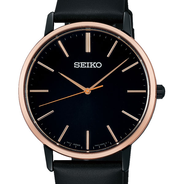 セイコーセレクション [SEIKO SELECTION] SCXP078 ペア可能 メンズ ゴールドフェザー復刻モデル 薄型 クオーツ 腕時計 時計 [誕生日 プレゼント 贈り物 ギフト]