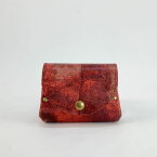 【i.s.d.】 YUICHI TACHIYAMA acordion wallet mini G mineral red ユウイチ タチヤマ アコーディオンウオレット ミニ Gミネラル レッド［ オシャレ お洒落 かわいい 可愛い プレゼント ギフト ］