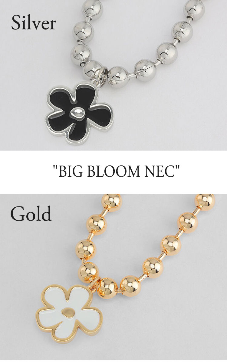 ノンノン ネックレス Nonenon メンズ レディース BIG BLOOM NEC ビッグ ブルーム ネック SILVER シルバー GOLD ゴールド 韓国アクセサリー 1195513 ACC