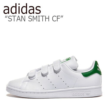 アディダス スタンスミス スニーカー ADIDAS メンズ レディース STAN SMITH CF スタン スミス ベルクロ CF WHITE ホワイト GREEN グリーン FX5509 シューズ 【中古】未使用品