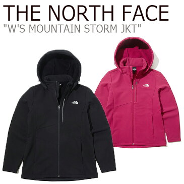 ノースフェイス マウンテンジャケット THE NORTH FACE レディース W'S MOUNTAIN STORM JKT マウンテン ストームジャケット BLACK ブラック MAGENTA マゼンタ NJ4FK83A/B ウェア 【中古】未使用品