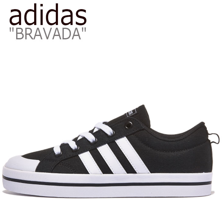 AfB_X Xj[J[ adidas Y fB[X BRAVADA uo_ BLACK ubN WHITE zCg FV8085 V[Y yÁzgpi