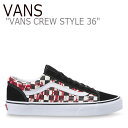 バンズ スタイル36 スニーカー VANS メンズ レディース CREW STYLE 36 クルー スタイル36 RED レッド BLACK ブラック WHITE ホワイト VN0A3DZ31IW1 シューズ