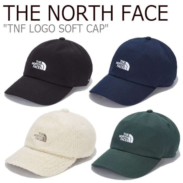 ノースフェイス キャップ THE NORTH FACE メンズ レディース TNF LOGO SOFT CAP ロゴ ソフトキャップ GREEN グリーン BLACK ブラック NAVY ネイビー BEIGE ベージュ NE3CL51A/B/C/D ACC 【中古】未使用品