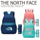 ノースフェイス バックパック THE NORTH FACE キッズ KIDS PICNIC PACK M ピクニックパック M NAVY ネイビー NEON ネオン PINK ピンク MINT ミント NM2DM08R/S/T バッグ 【中古】未使用品