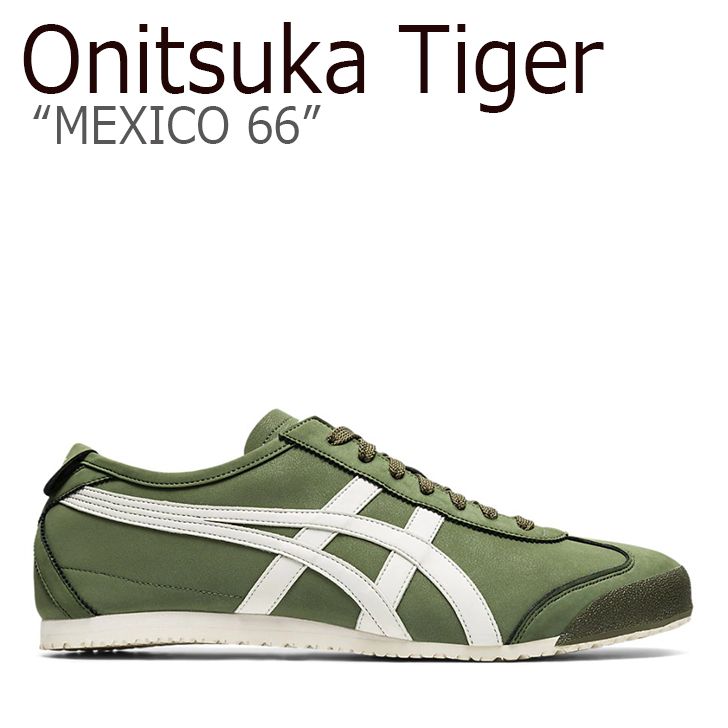 IjcJ^CK[ Xj[J[ Onitsuka Tiger MEXICO 66 LVR 66 MANTLE GREEN }gO[ CREAM N[ 1183B348-300 V[Y