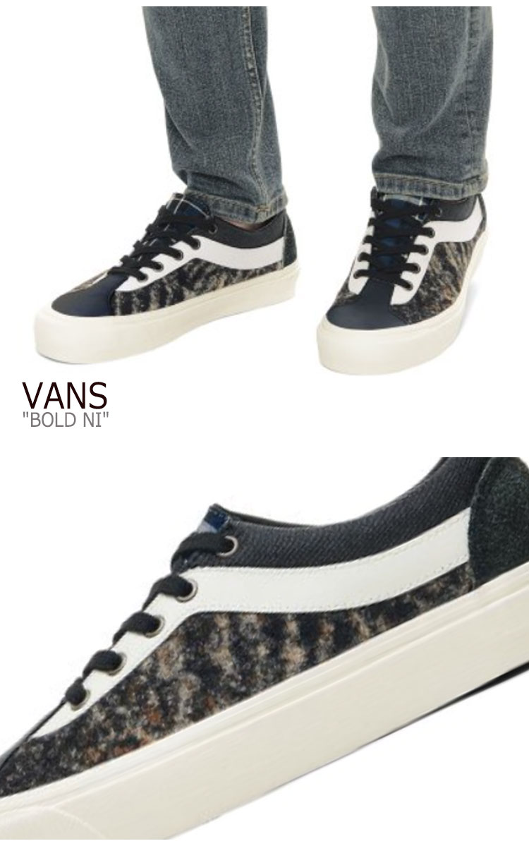 バンズ スニーカー VANS メンズ レディース BOLD NI ボールドニー BLACK ブラック VN0A3WLP2OO1 シューズ