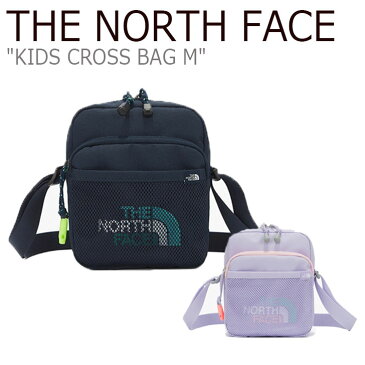 ノースフェイス バックパック THE NORTH FACE 男の子 女の子 KIDS CROSS BAG M キッズ クロスバッグ NAVY ネイビー PASTEL LILAC パステル リラック NN2PM12R/S バッグ 【中古】未使用品