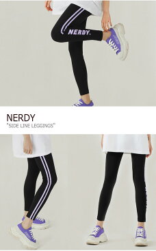 ノルディ レギンス NERDY レディース SIDE LINE LEGGINGS サイド ラインレギンス BLACK WHITE ブラック ホワイト LIGHT PURPLE ライト パープル PNES21KL18400/010 ノルディー ウェア