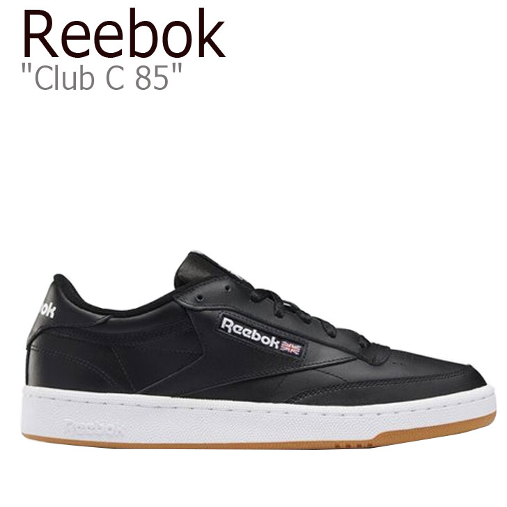 リーボック スニーカー REEBOK メンズ レディース CLUB C 85 クラブC 85 BLACK ブラック AR0458 RESO2FC1MBB シューズ