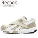 [{bN Xj[J[ REEBOK Y fB[X Interval 96 C^[o96 WHITE zCg BEIGE x[W FY7631 V[Y