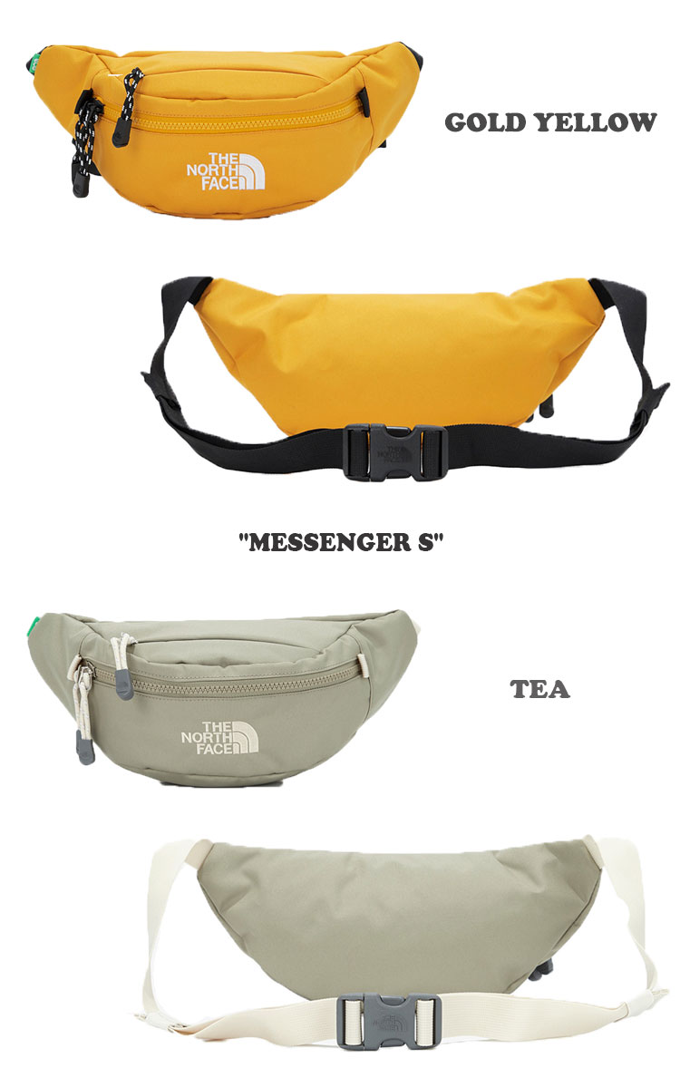 ノースフェイス クロスバッグ THE NORTH FACE メンズ レディース MESSENGER S メッセンジャー S GOLD YELLOW ゴールドイエロー BLACK ブラック TEA ティー NN2PM51J/K/L バッグ 【中古】未使用品