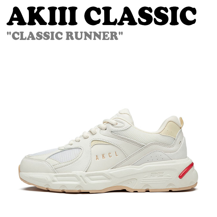 AL NVbN Xj[J[ AKIII CLASSIC Y fB[X Classic Runner NVbN i[ CREAM N[ AKAKFUW02227 V[Y