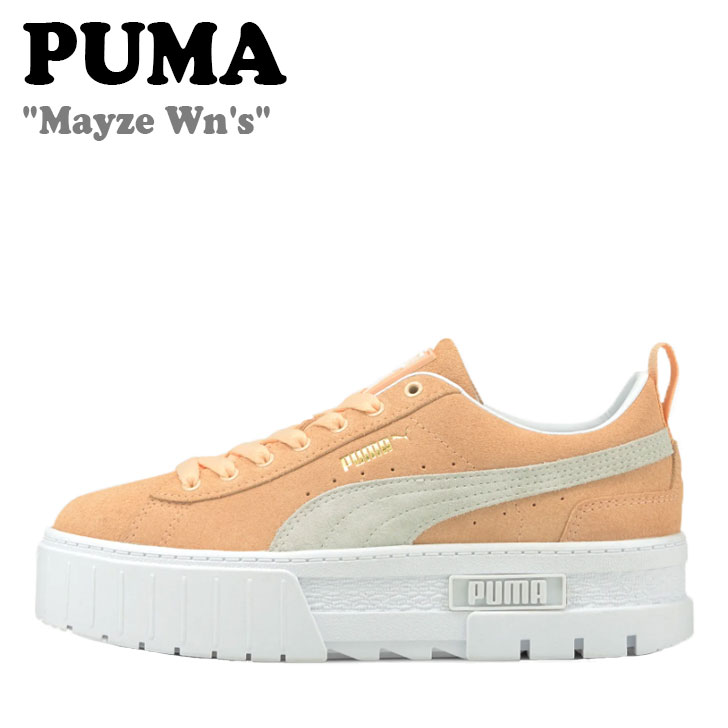 プーマ スニーカー PUMA レディース MAYZE WN'S メイズ ウーマンズ PEACH PARFAIT ピーチ パフェ 380784_03 シューズ 【中古】未使用品