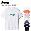 W[v TVc Jeep Y fB[X Big zip Logo T-shirt rbO Wbv S TVc ORANGE IW BLACK ubN WHITE zCg IVORY AC{[ PINK sN BLUE u[ MELANGE GREY O[ JN9TSU091OR/BK/WH/MW/IV/PK/BL/MG EFA